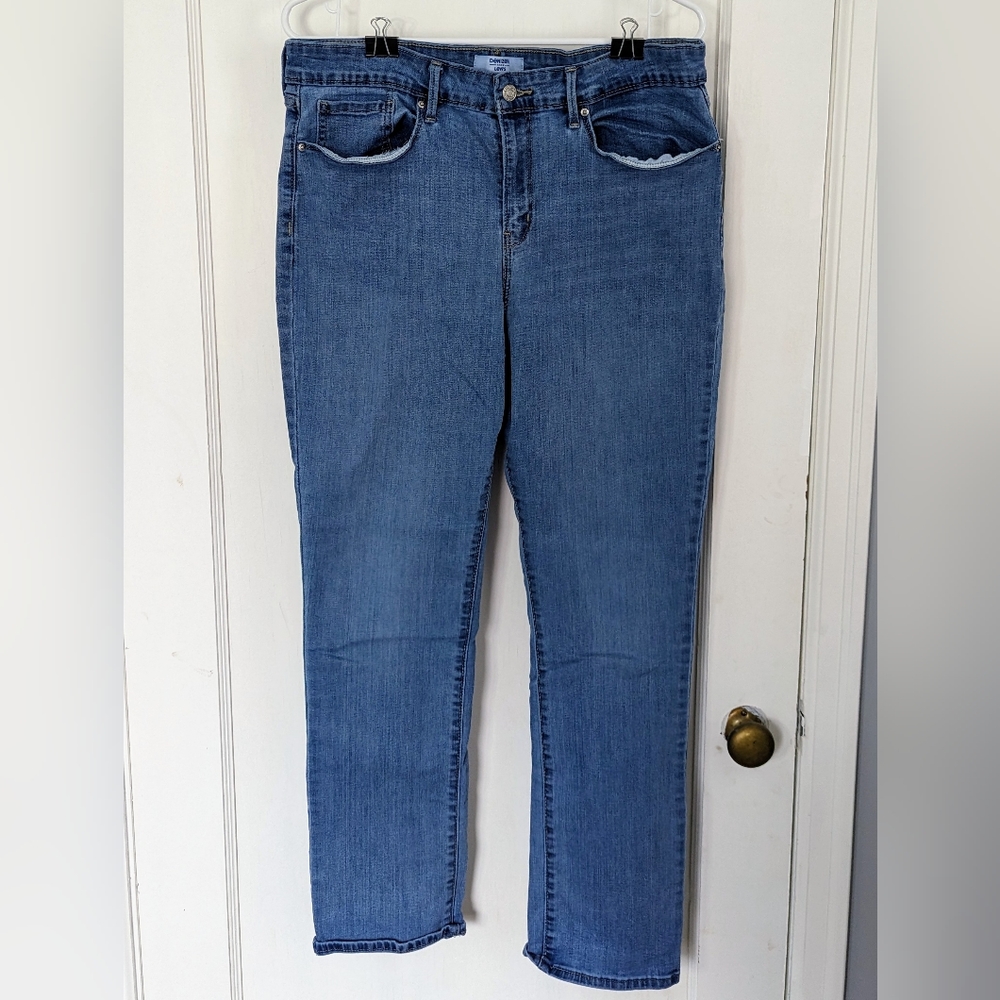 Levi Denizen Mid-Rise Straight Jeans